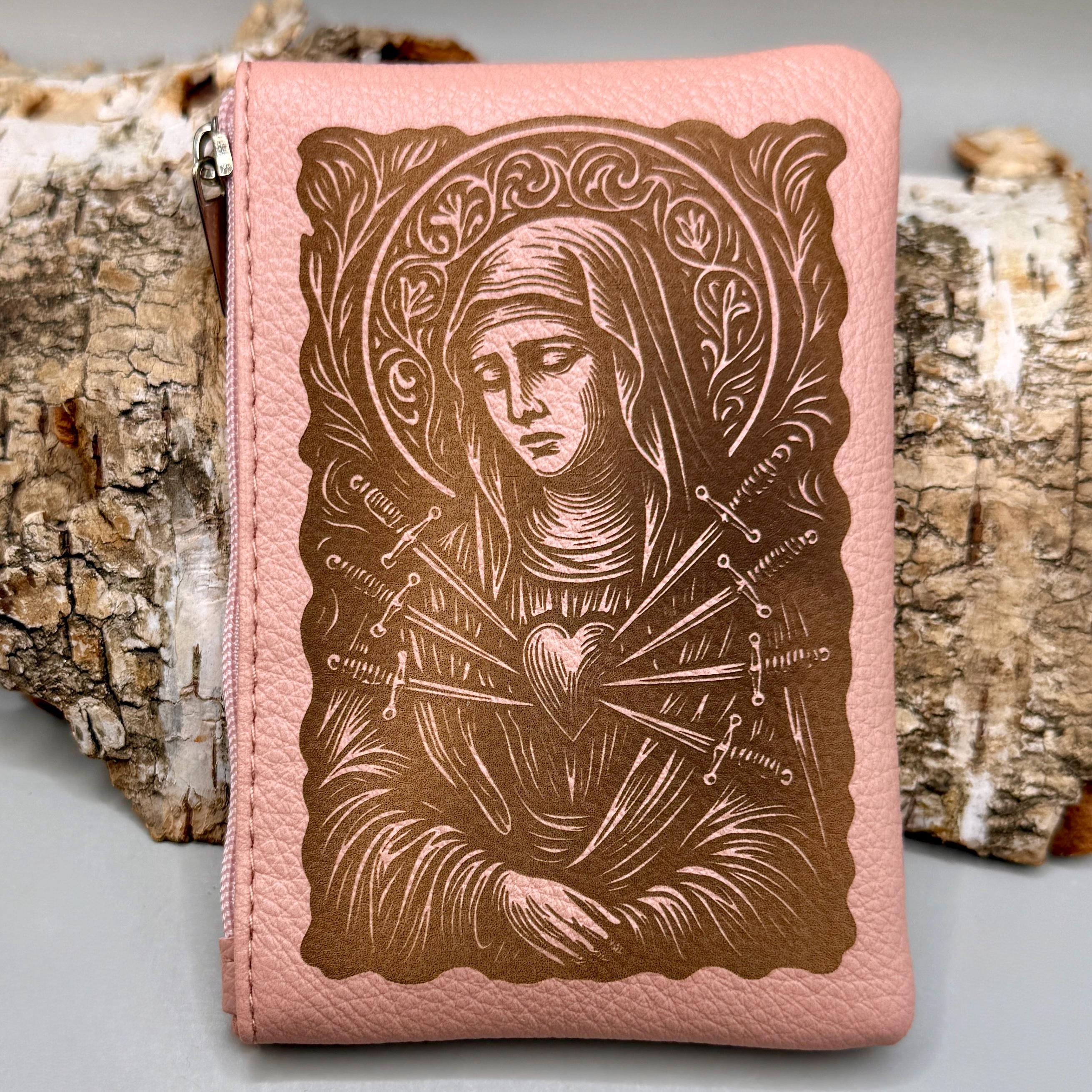 Our Lady of the Seven Sorrows Mater Dolorosa - Engraved Rosary Pouch ...