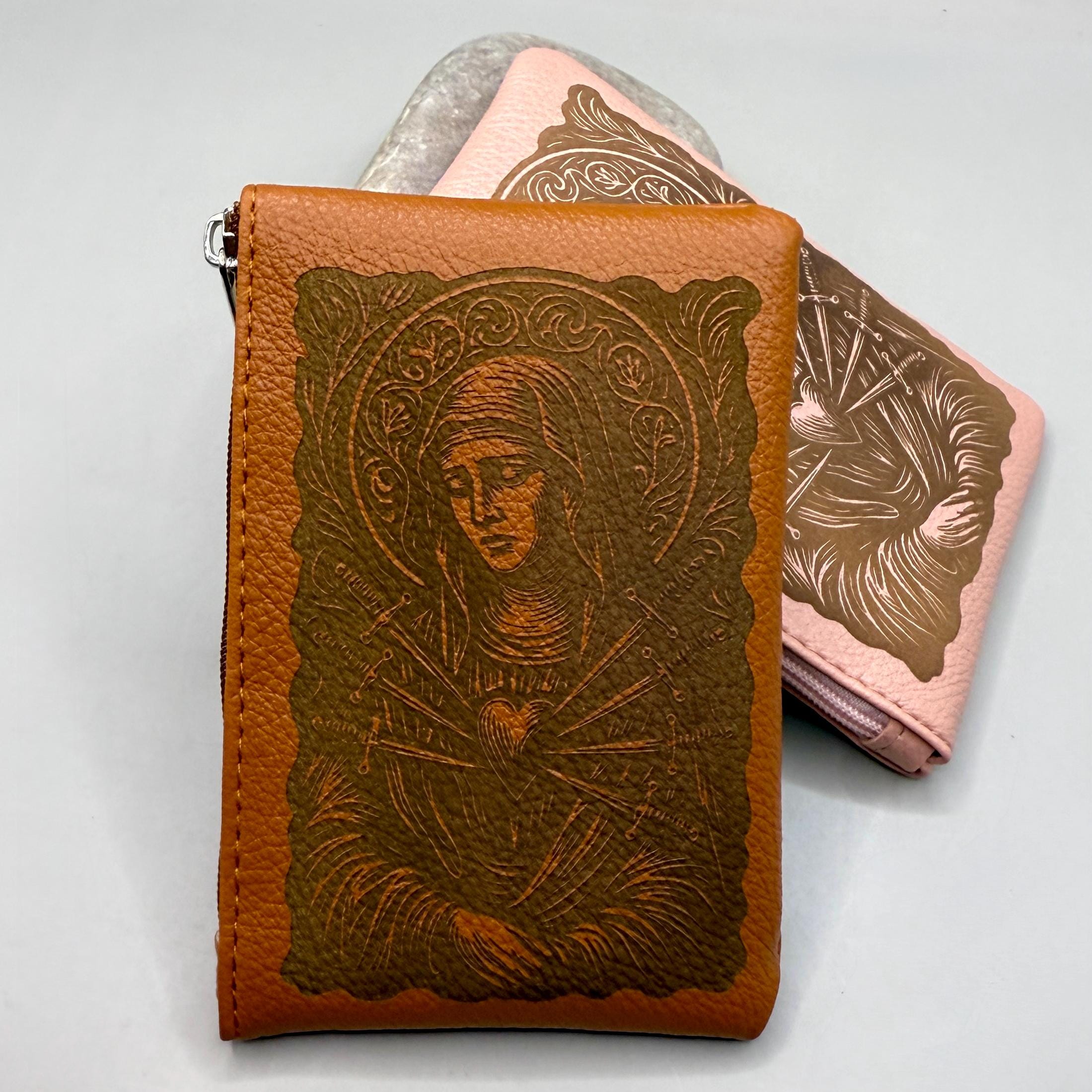 Our Lady of the Seven Sorrows Mater Dolorosa - Engraved Rosary Pouch ...