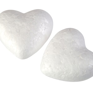 4-Pack Polystyrene Heart Shaped Foam Wreath, Open Heart Shaped DIY Supplies  - Bed Bath & Beyond - 28571252