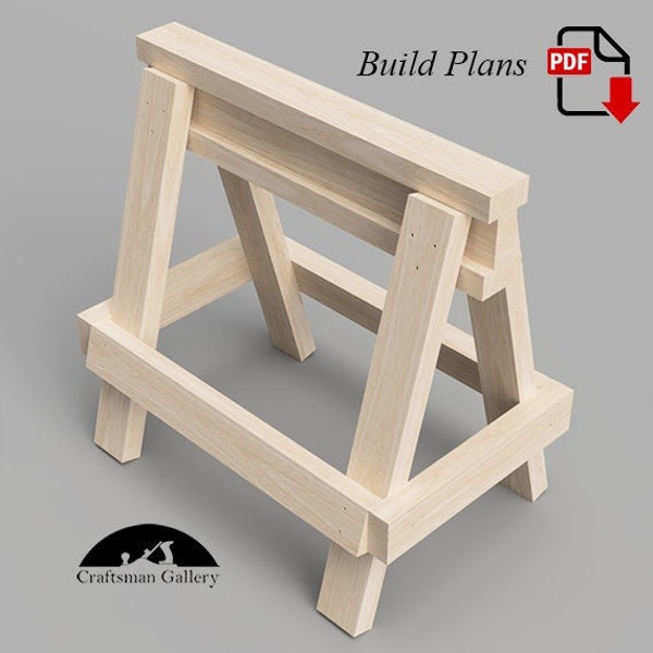 Simple Sawhorse - easiest way to build a simple sawhorse