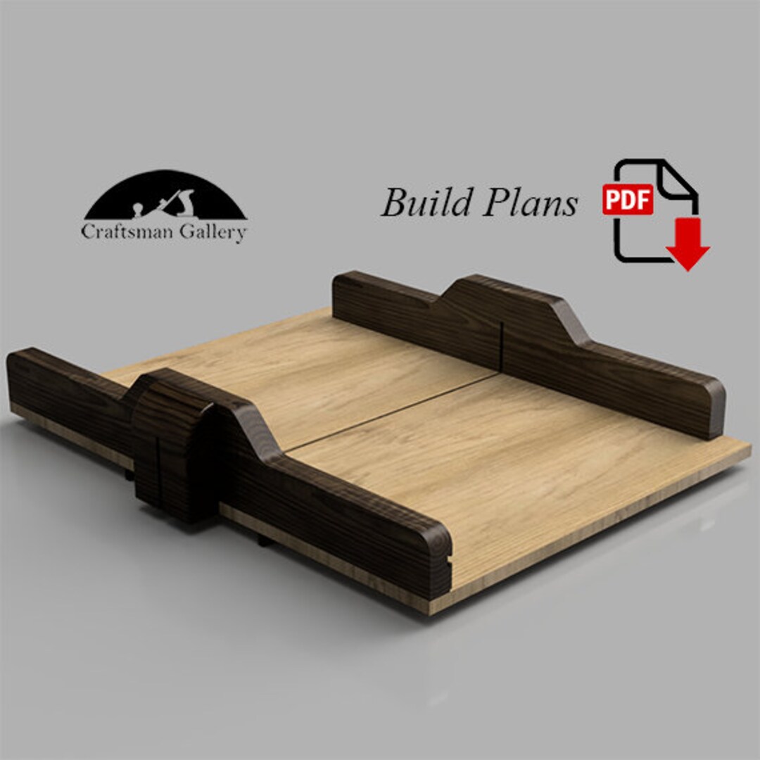 Sled Base with T-Track for Compact Size Table Saw Sled
