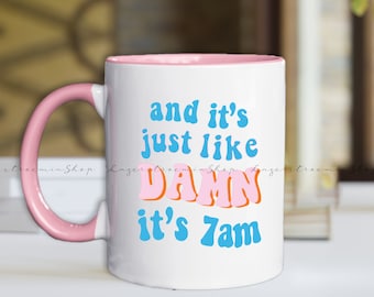 Kurde, to już 7 rano Kubek Creamic 11oz 15oz - Kubek na kawę prezent dla fana