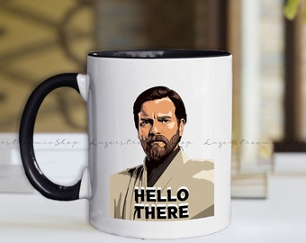 Star Wars Obi Wan Kenobi Hello There Tasse Keramik 11oz 15oz - Wechselbecher 11oz 15oz