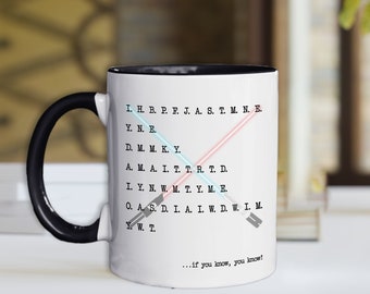 Anakin and Obi Wan Mug Star Wars Mug Ceramic 11oz 15oz - I have brought peace, freedom, justice, and security to my new empire.