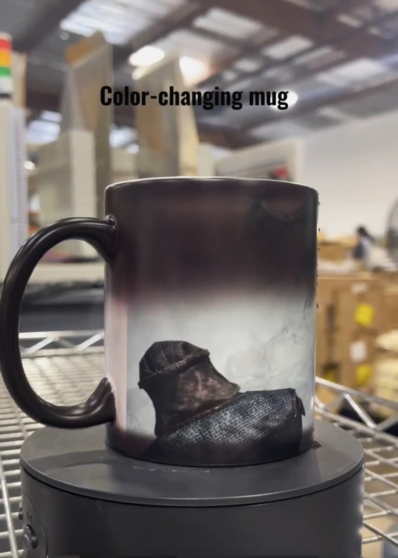 Hey You're Finally Awake Heat Color-Changing Mug & Ceramic Mug 11oz 15oz, Skyrim Coffee Mug, Elder Scrolls Mug, Skyrim Magic Mug image 7