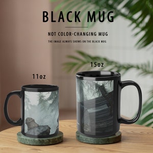 Hey You're Finally Awake Heat Color-Changing Mug & Ceramic Mug 11oz 15oz, Skyrim Coffee Mug, Elder Scrolls Mug, Skyrim Magic Mug image 8