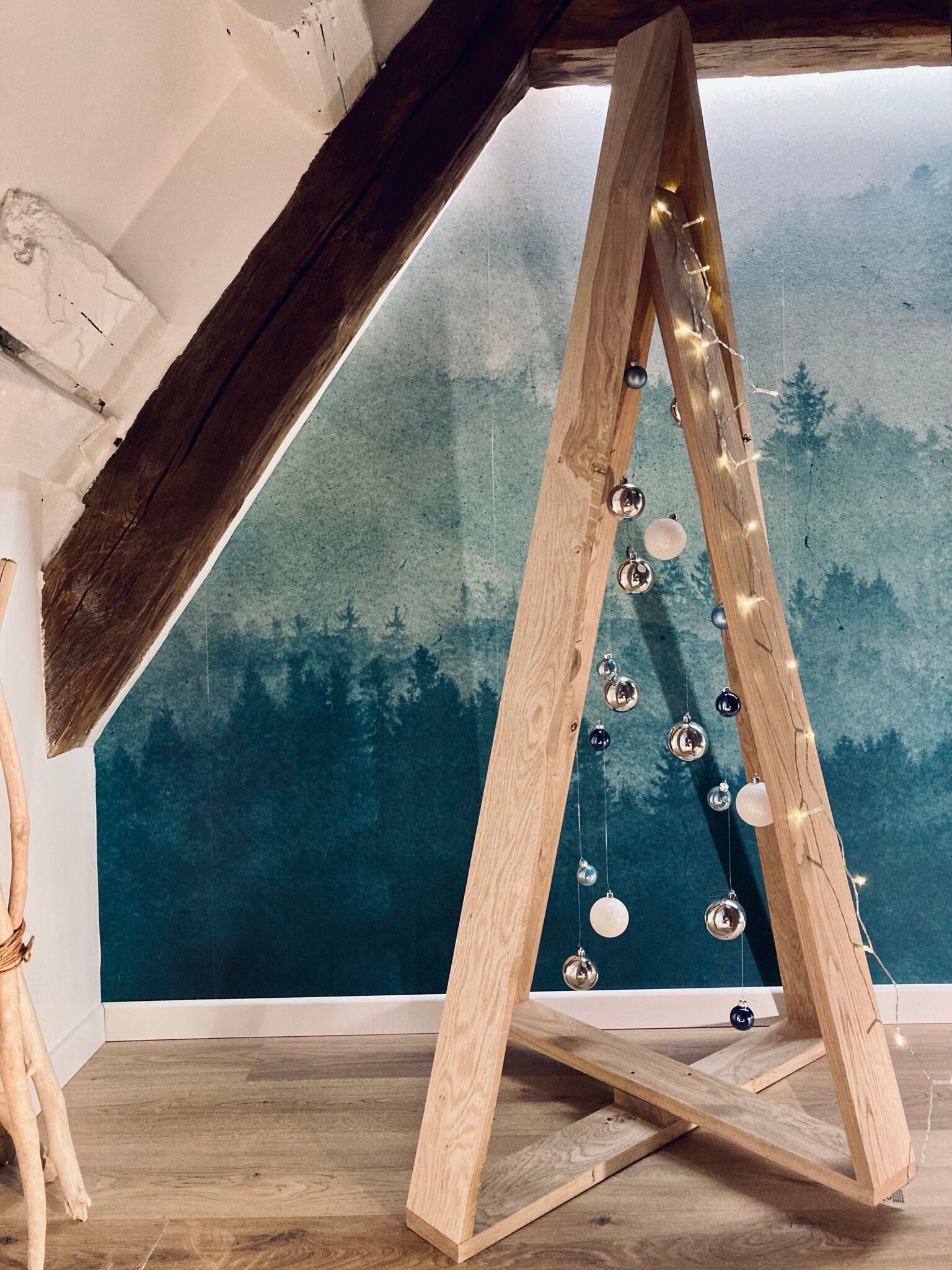 Sapin de Noel en Bois - Ht 1M60