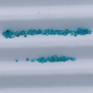 Brazilian PARAIBA TOURMALINE Round GEMSTONE 0.8mm To 1.5mm Melee Brazilian Gift Stone and Jewelry Stone