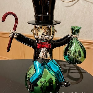 Custom 16” Chrome Monopoly Man Statue Sculpture Alec Monopoly Pop Art