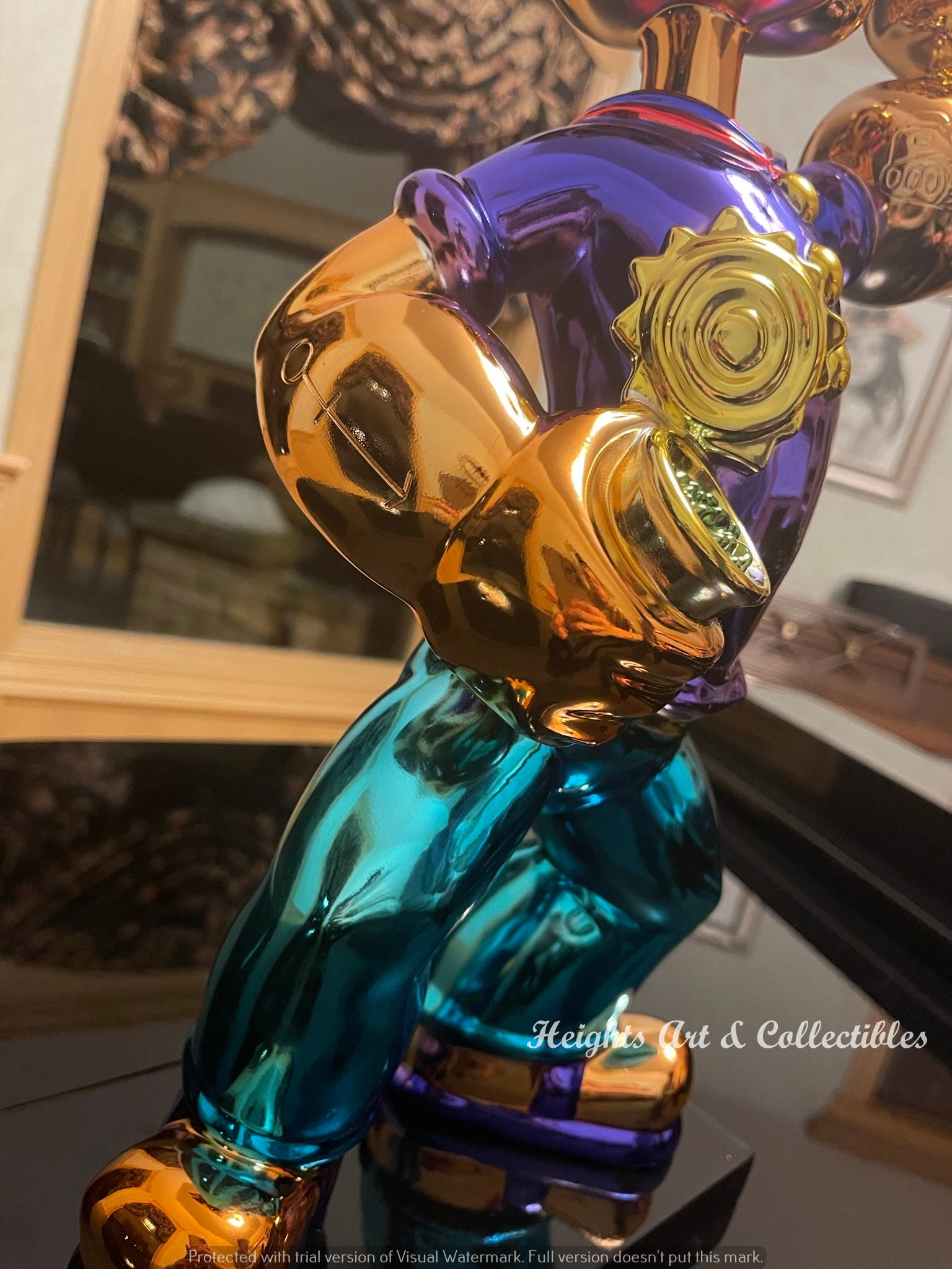 Custom 15” Candy Chrome Purple Popeye the Sailor Man Wynn