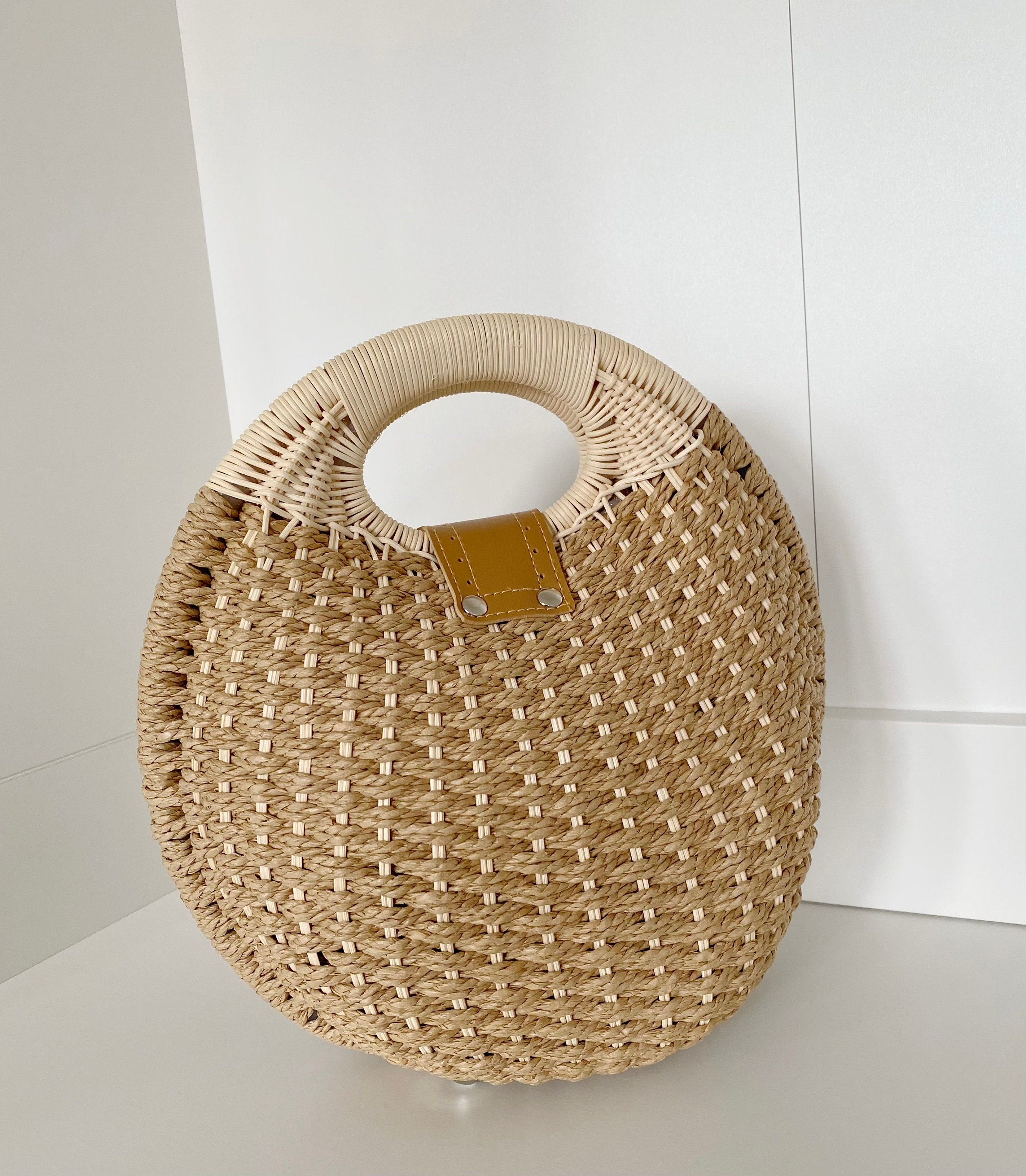 Straw Handbag for Women Stylish Cute Woven Bag Straw Purse Etsy UK