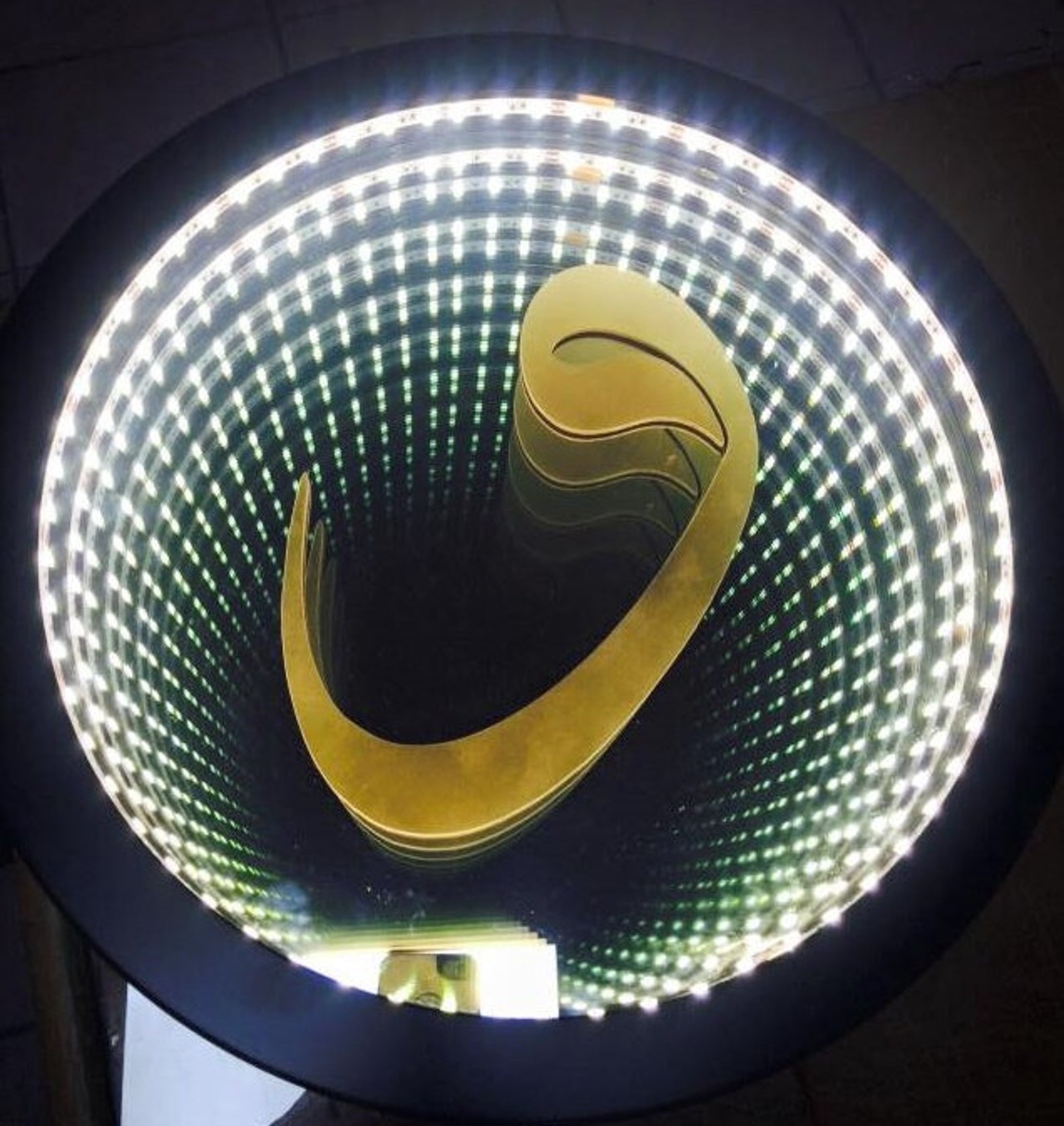 Infinity Mirror Wall Decor, Custom LED Infinity Mirror, Single Color