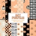 Pumpkin Seamless Pattern: Halloween Scrapbook Paper (JPG Digital ...