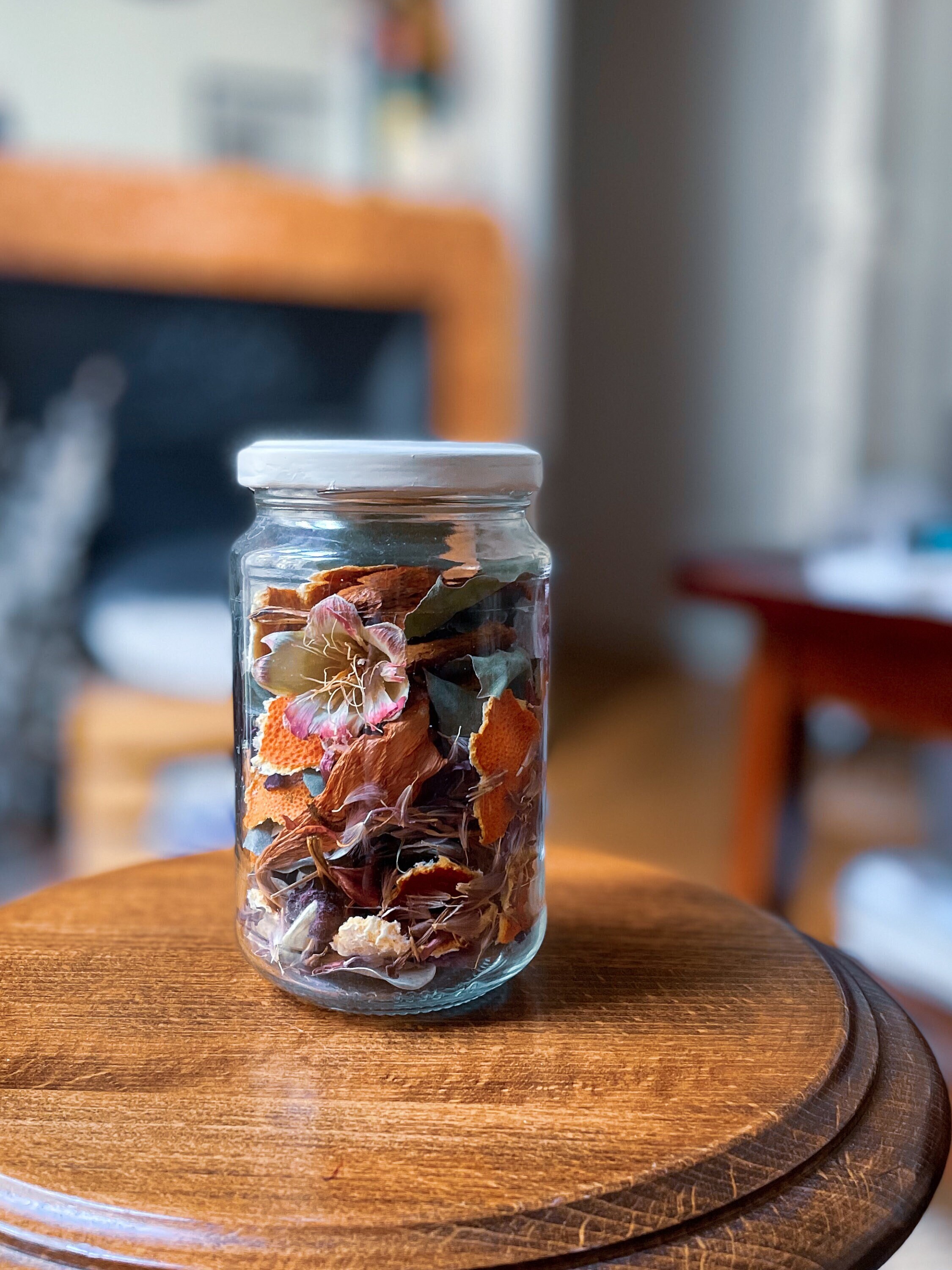 Pot-Pourri de Fleurs Séchés Décoratif, Parfum d'intérieur Écologique