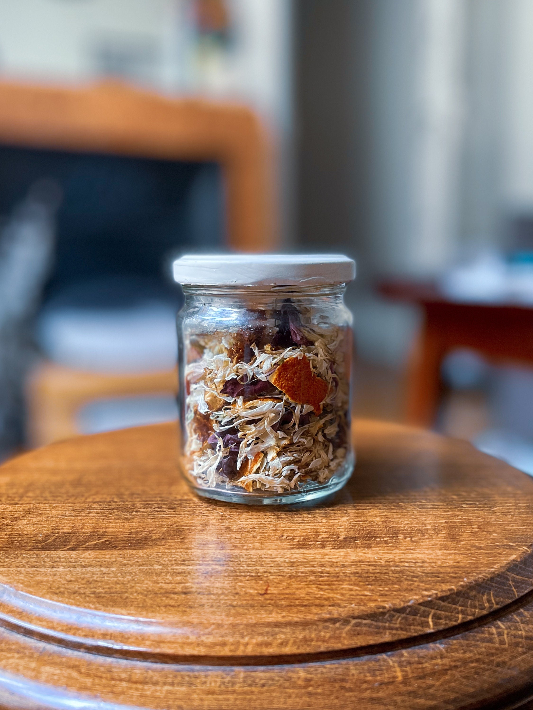 Pot-Pourri de Fleurs Séchés Décoratif, Parfum d'intérieur Écologique