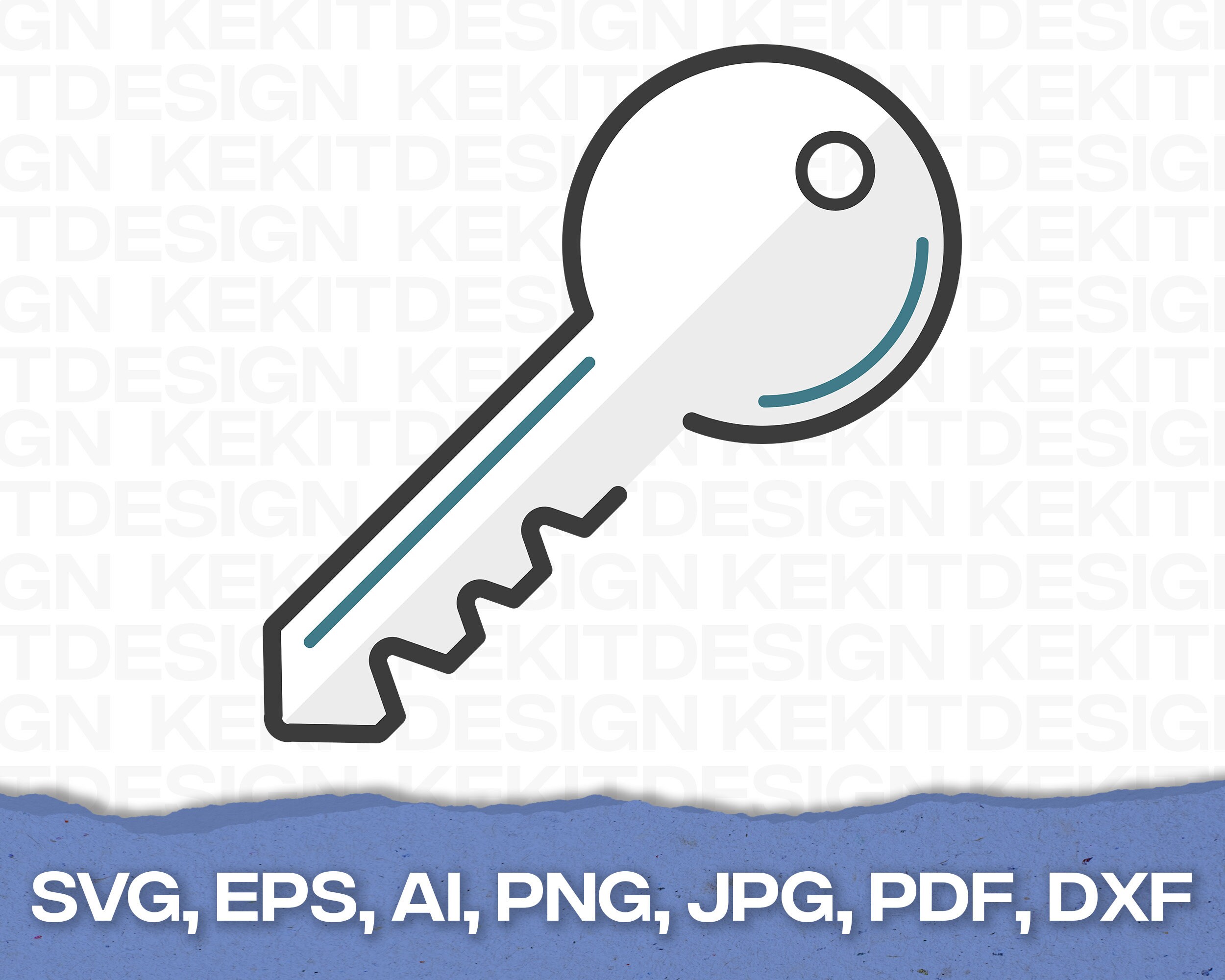 Key, Security Key, Key Lock SVG, EPS, PNG and More Instant Digital ...