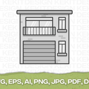 Living house, city house SVG, EPS, PNG and more instant digital download. D21