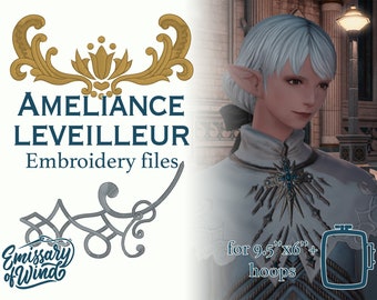 Final Fantasy XIV - Ameliance Leveilleur - Fichiers de conception de broderie pour Cosplay - TÉLÉCHARGEMENT NUMÉRIQUE