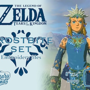 The Legend of Zelda: Tears of the Kingdom - Frostbite Armor Set - Embroidery Design Files for Cosplay - DIGITAL DOWNLOAD