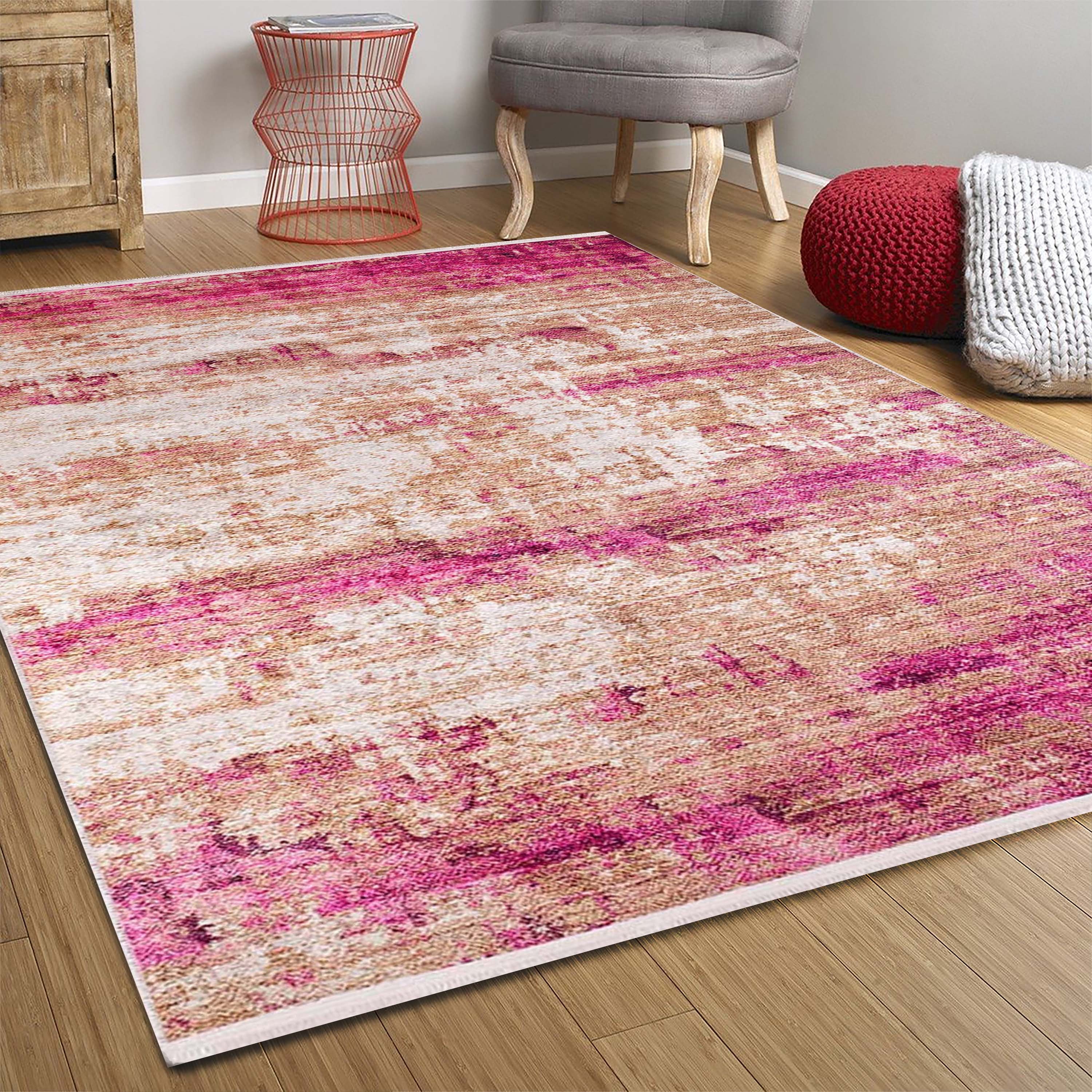 Rosa marmor teppich