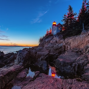 Bass Harbor Light In Acadia National Park - Maine Lighthouse Print - Maine Walla Art