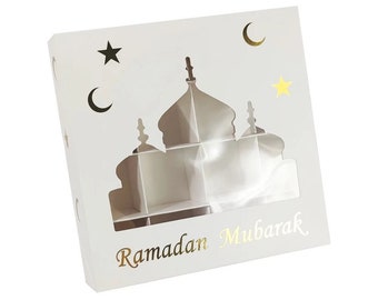 Set of 3 Ramadan/Eid Favor box, Ramadan Gift, Ramadan Decoration, Eid Aladha, Chocolate Box