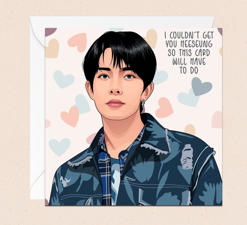Heeseung ENHYPEN Birthday Card With Envelope K-pop - Etsy Canada