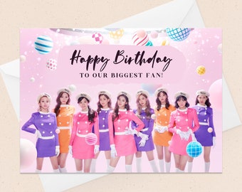 Twice Kpop Greeting Cards Etsy