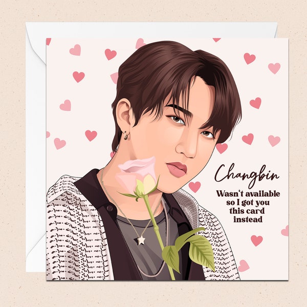 Changbin Birthday Card - Etsy