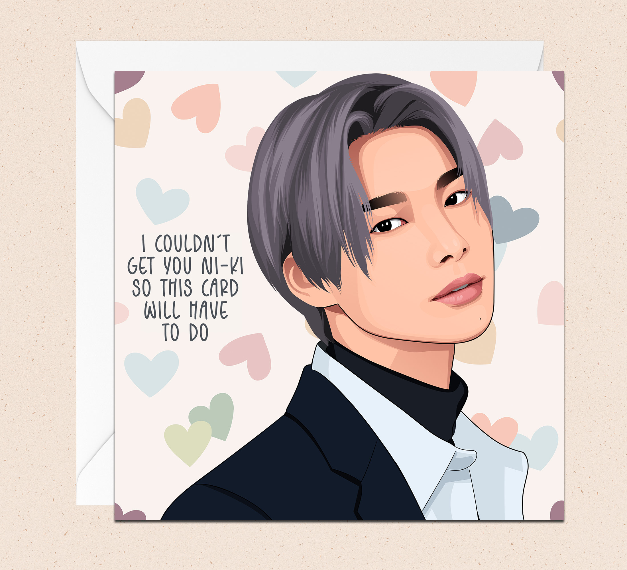 Ni-ki ENHYPEN Birthday Card With Envelope K-pop - Etsy UK