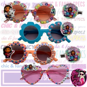 Gabby’s Dollhouse Sunglasses • Toddler Sunnies • Personalized Sunglasses • Character Sunnies • Kids Sunglasses • Gabby Sunnies