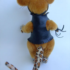 Künstler Teddy Rocker Ratte Reiseteddy OOAK Bild 8