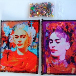 Aufnäher Patches Mexikanische Malerin Applikationen *No.FA4/2