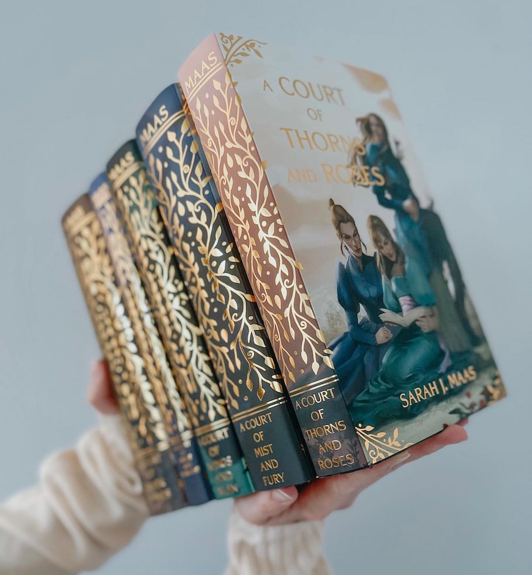 ACOTAR Dust Jackets Set OFFICIALLY LICENSED Sarah J. Maas A Court of