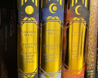 Crescent City DustJacken Kompletter Satz | Offiziel lizensiert | Sarah J. Maas |