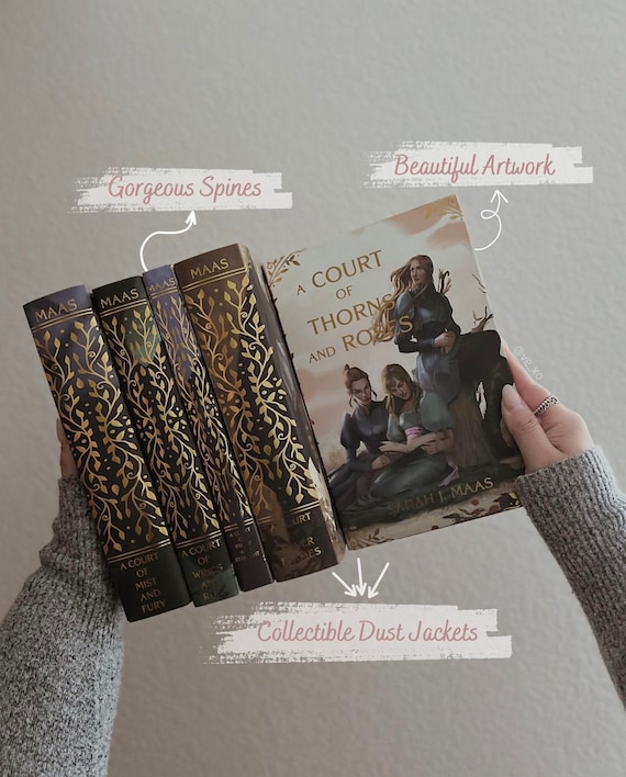 ACOTAR Dust Jackets Set | OFFICIALLY LICENSED | Sarah J. Maas | A