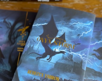 Onyx storm Dust Jacket | OFFICIALLY LICENSED | Rebecca Yarros