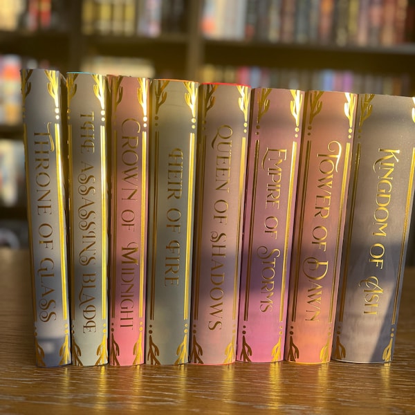 Throne of Glass Dustjackets full Set   | OFFICIALLY LICENSED | Sarah J. Maas