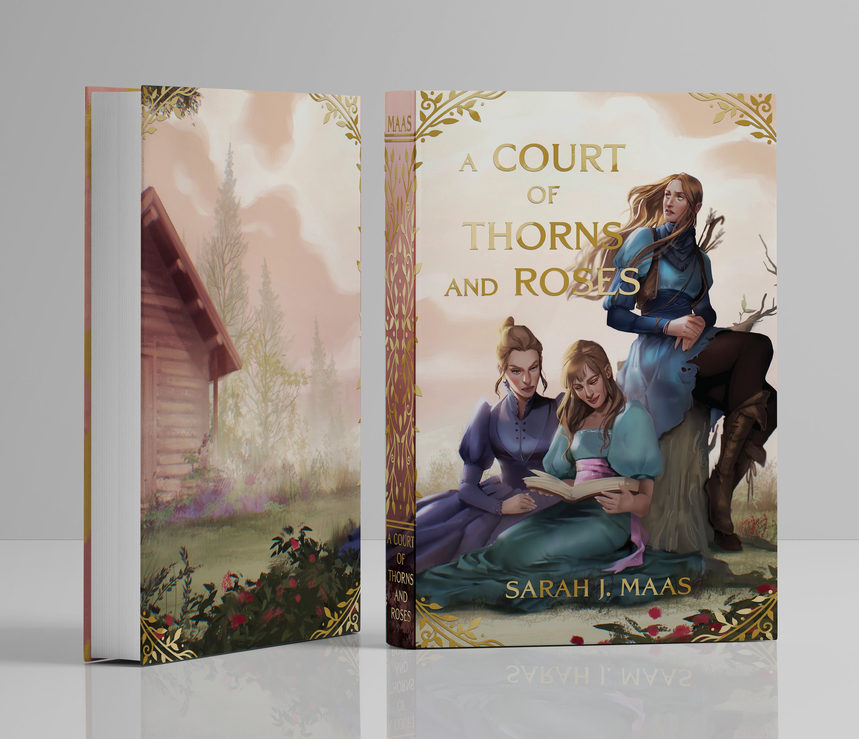 ACOTAR Dust Jackets Set OFFICIALLY LICENSED Sarah J. Maas Etsy UK