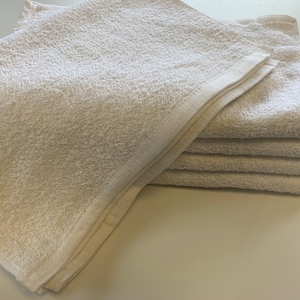 300 New White Bar Towels Bar Mops Cotton Super Absorbent 16&quot; x 19&quot;