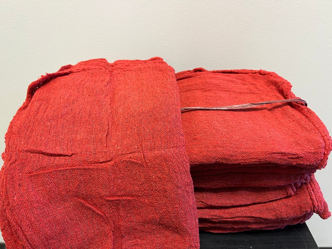 Red Shop Rags 2500 Pieces New Red Industrial Commercial Shop Rags Towels - Etsy