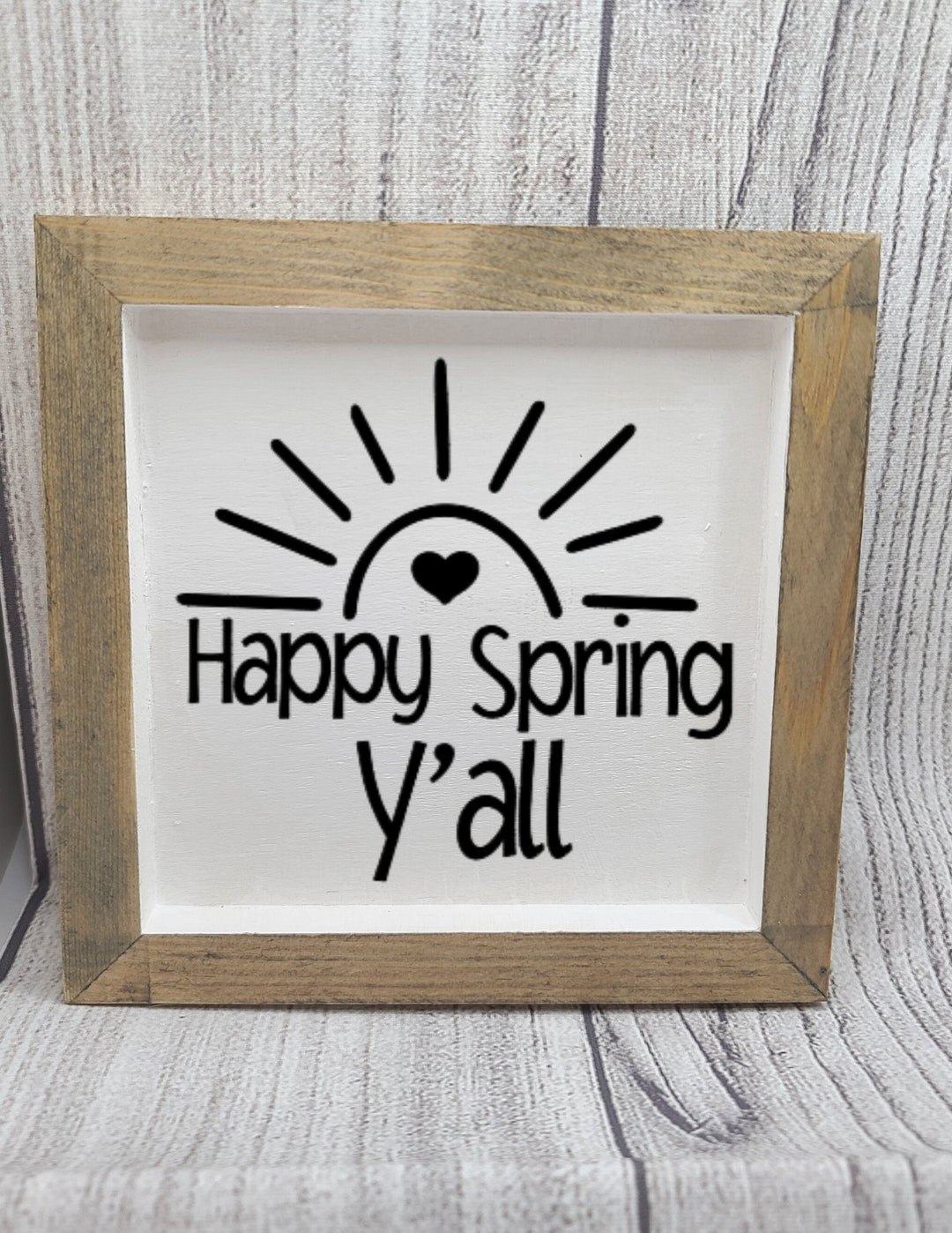 Happy Spring Y'all | Small Wood Sign | Home Decor | Spring Sign ...