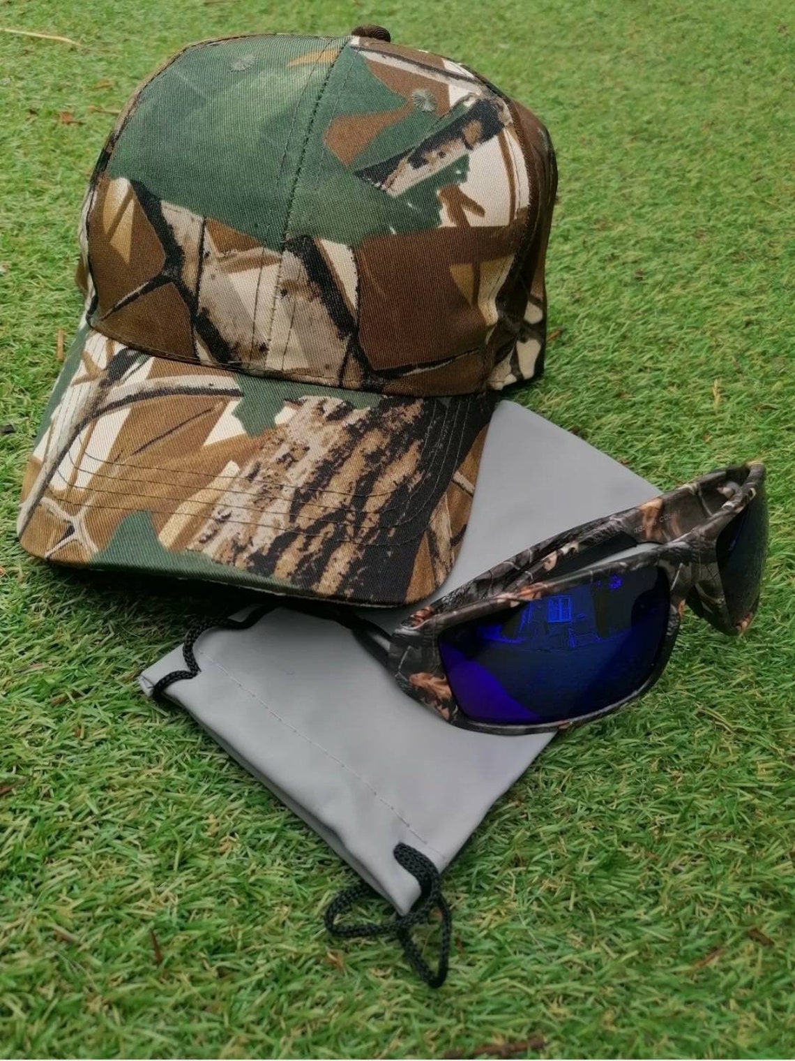 Camo Polarised Sunglasses Realtree Style Polarized Camouflage Etsy UK