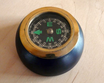 Wooden Compass with Brass Wooden Compass Handmade