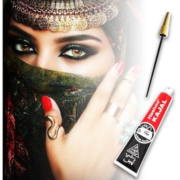 Delineador de Ojos en Pasta Kajal 100% Natural Herbal Arabe Black Eyeliner Sombra de Ojos