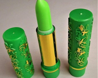 Hare Moroccan Magic Lipstick x 2 Grün ändert die Farbe in verschiedene Rosatöne, langanhaltender 24-Stunden-Lippenstift mit Arganöl