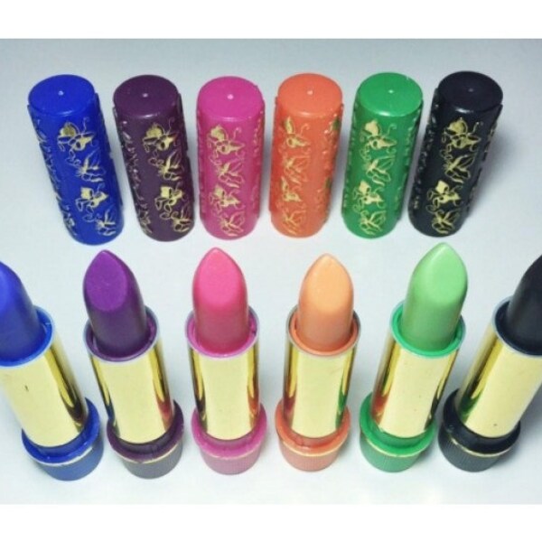 Moroccan Magic Lipstick x 6 Verändert die Farbe in verschiedene Rosatöne und hält 24 Stunden lang feuchtigkeitsspendenden Lippenstift mit Arganöl