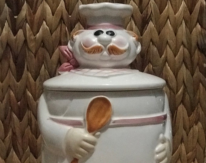 Cookie Jar, Chef Cookie Jar, Kitchen Cookie Jar, Kitchen Decoration