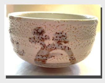 Japanese Kohiki Chawan | Contemporary Mino Tea Bowl with Shino-Influence, For Tea Ceremony