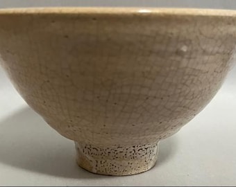 Chawan:  Large Shino-yaki Japanese Tea Bowl | Collector-Grade | Tea Dogu